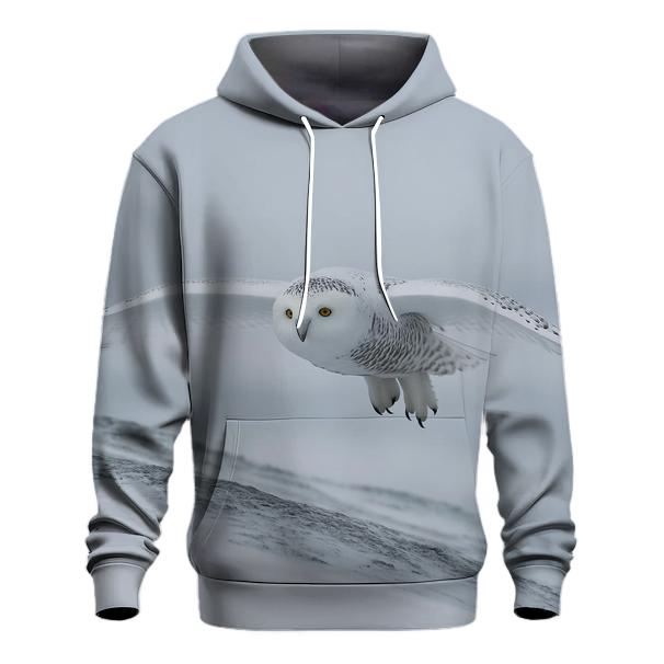 Frostline Forager Snowy Owl zip-up hoodies