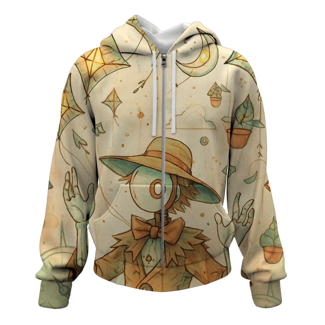 The Clockwork Kite Garden custom hoodies