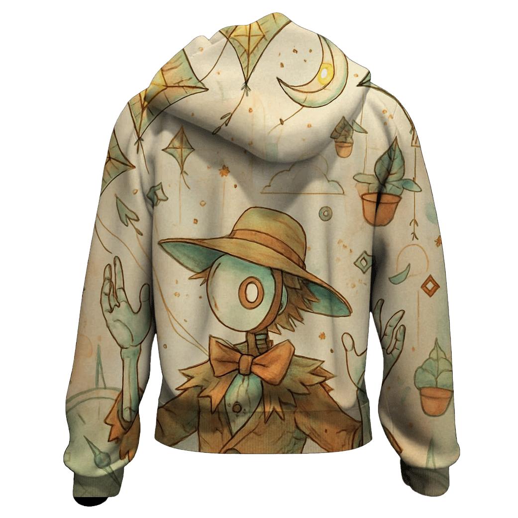 The Clockwork Kite Garden custom hoodies