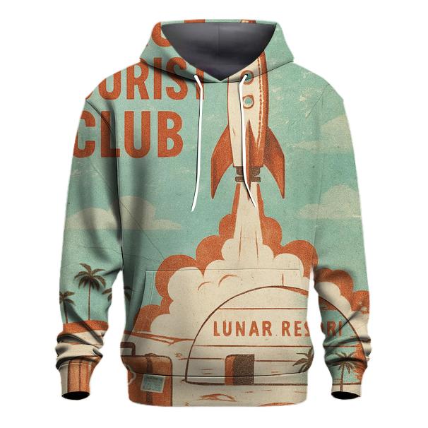 Apollo Era Space Tourist Postcard hoodie designs