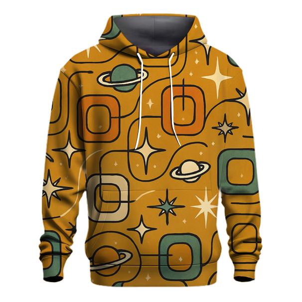 Groovy Space Age Pattern Parade pullover hoodies