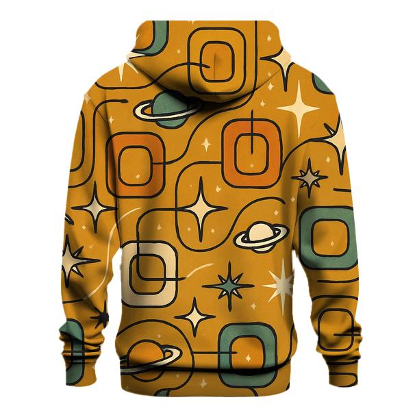 Groovy Space Age Pattern Parade pullover hoodies