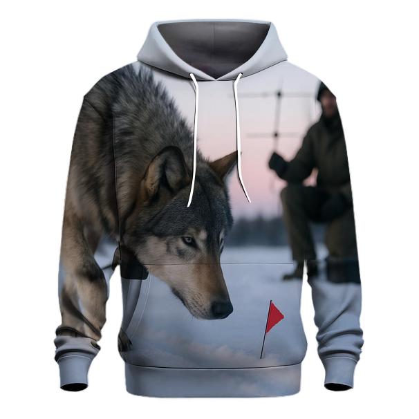 Radio Collared Wolf At Boreal Rewilding Checkpoint designer hoodies