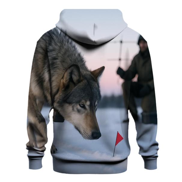 Radio Collared Wolf At Boreal Rewilding Checkpoint designer hoodies