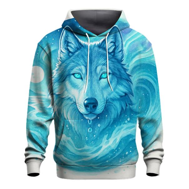 Tideborne Aurora Wolf heavyweight hoodies