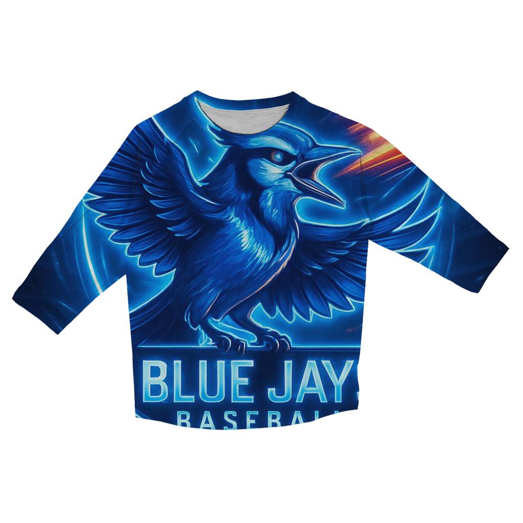 Blue Jays Aurora Diamond Surge fashion 3/4 sleeve shirts
