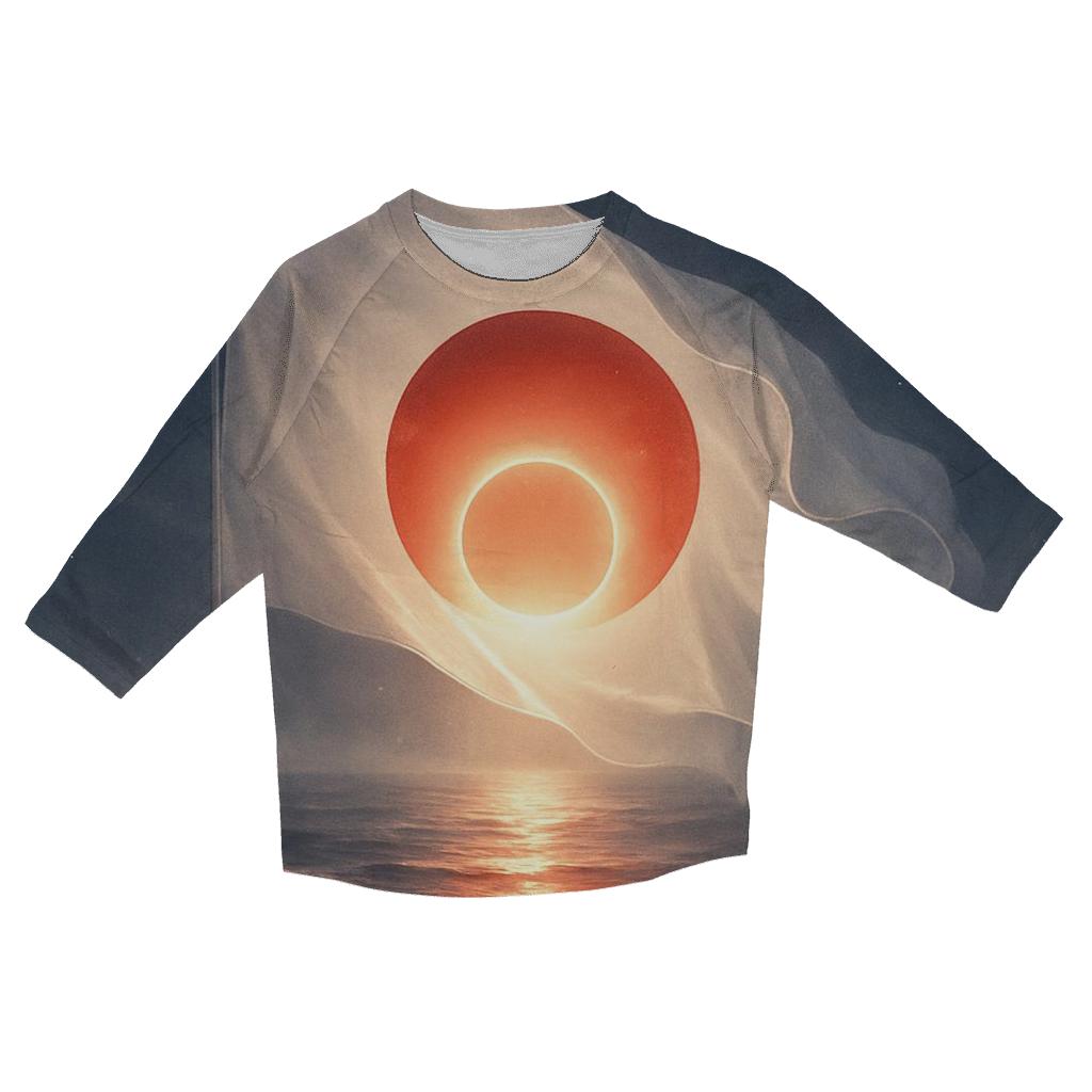 Celestial Tides Of Japan fashion 3/4 sleeve shirts