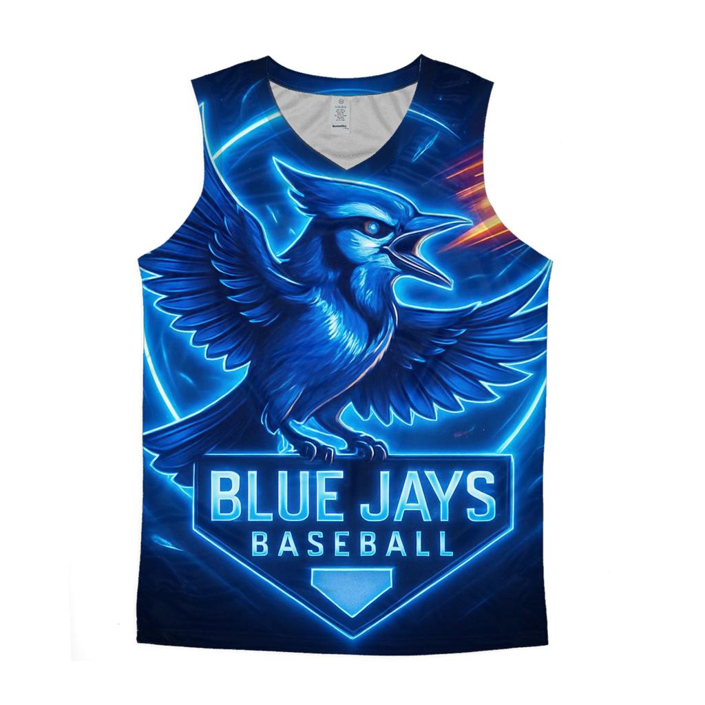 Blue Jays Aurora Diamond Surge cotton sleeveless tops