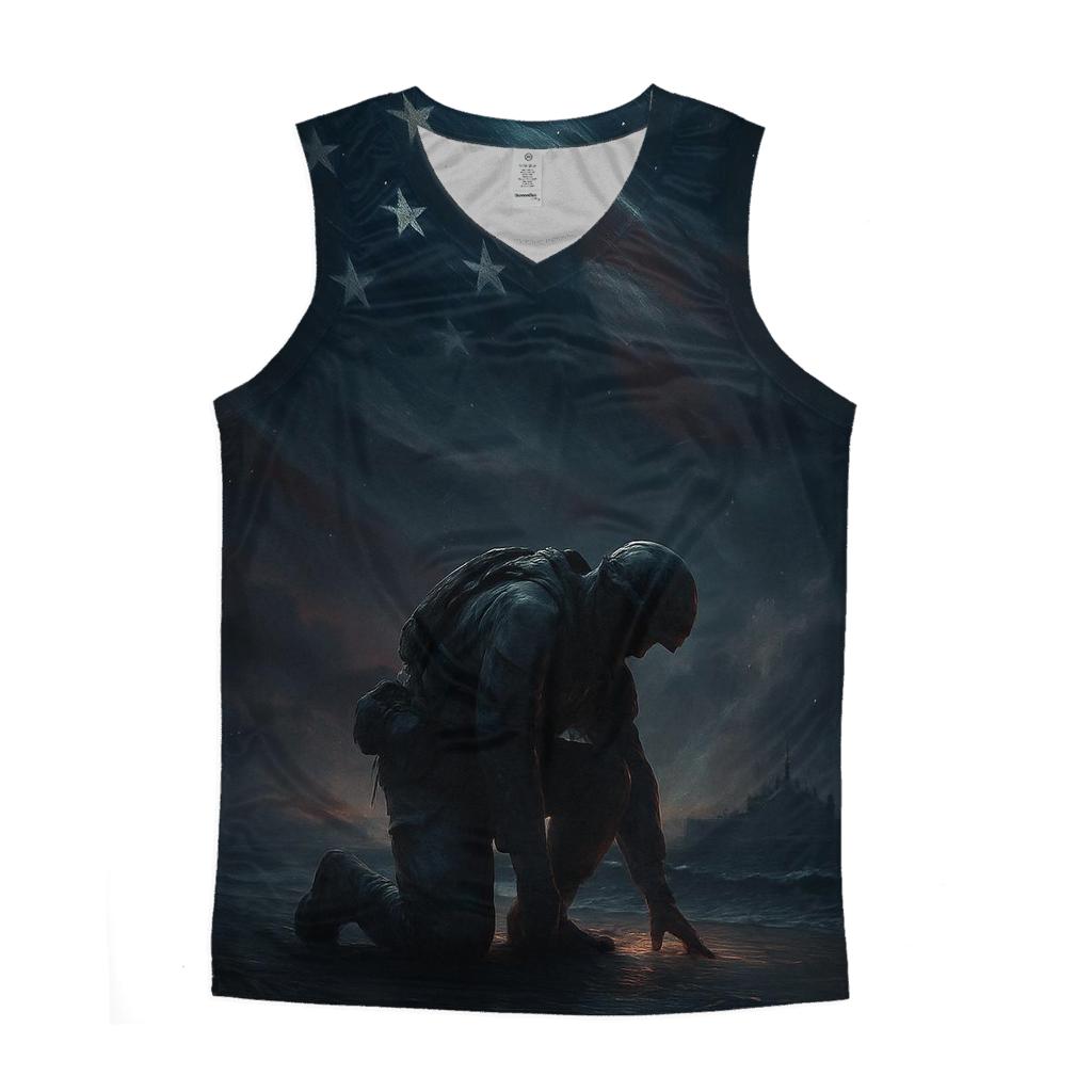 Salt Spray Oath Under The Stars personalized athletic tanks