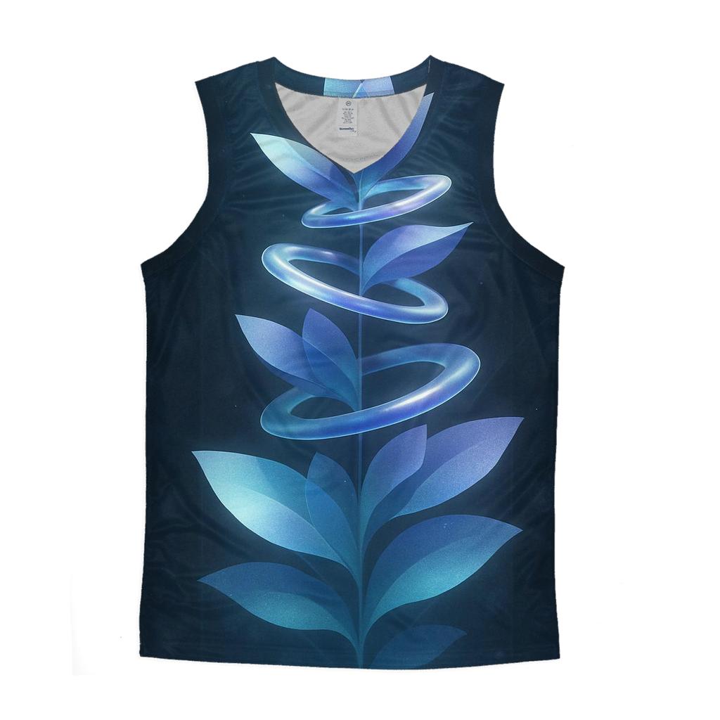 Indigo Helix Garden stylish racerback tanks