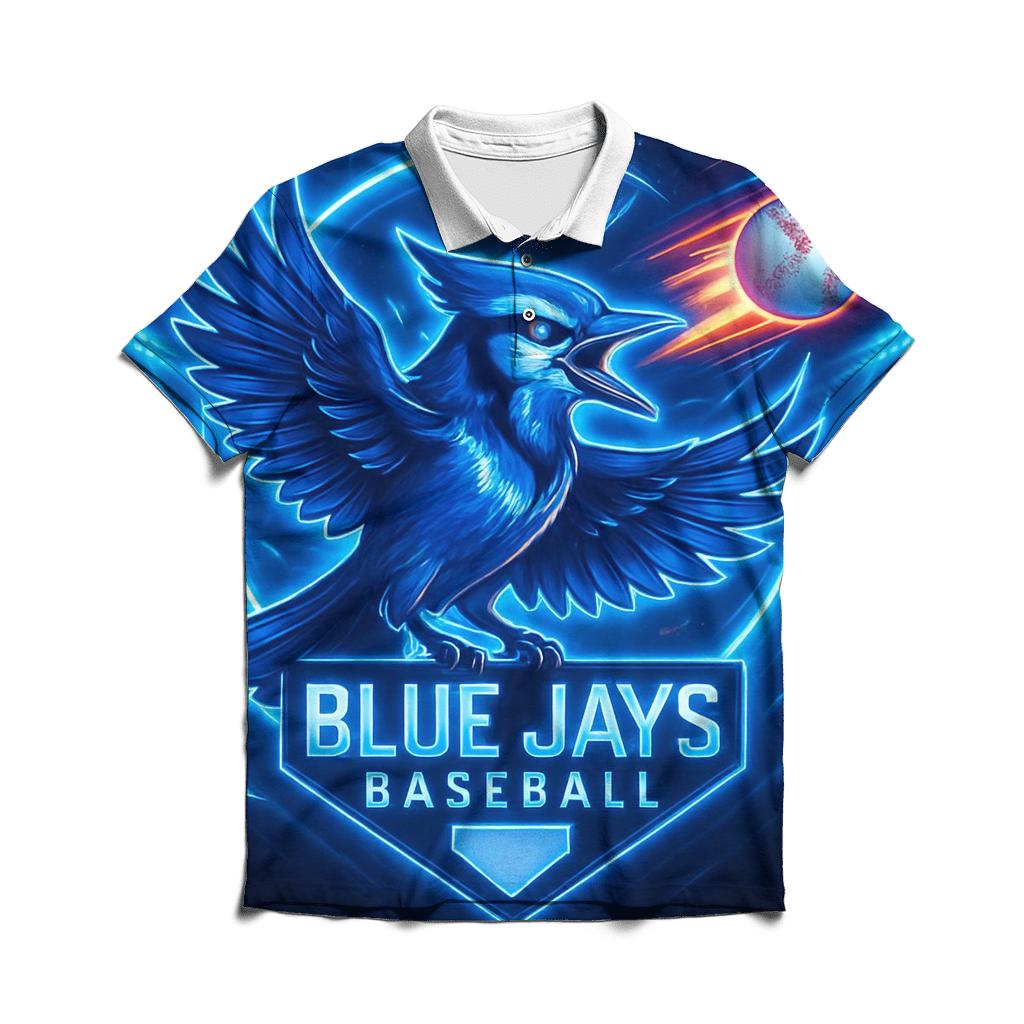 Blue Jays Aurora Diamond Surge premium cotton polo shirts