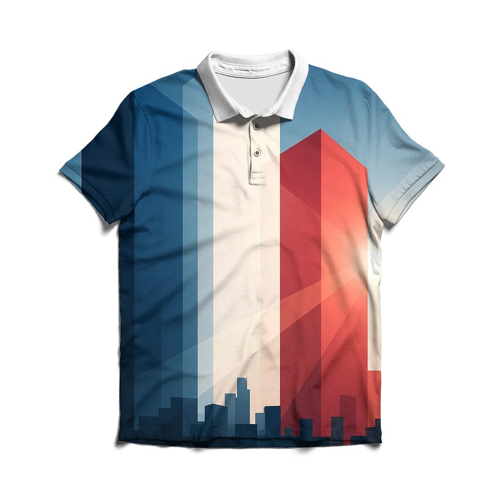 French Prism Skyline designer slim fit polos