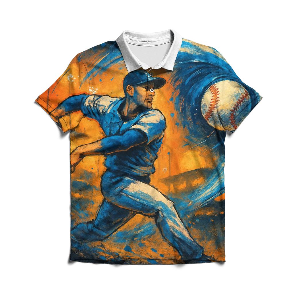 Golden Coast Pitch Vortex designer slim fit polos