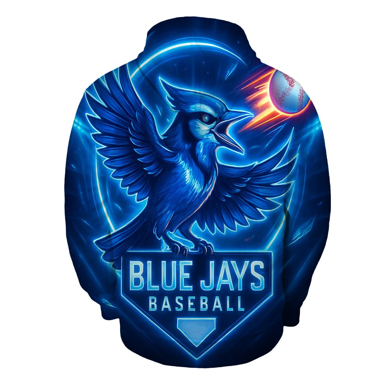 Blue Jays Aurora Diamond Surge printed hoodies