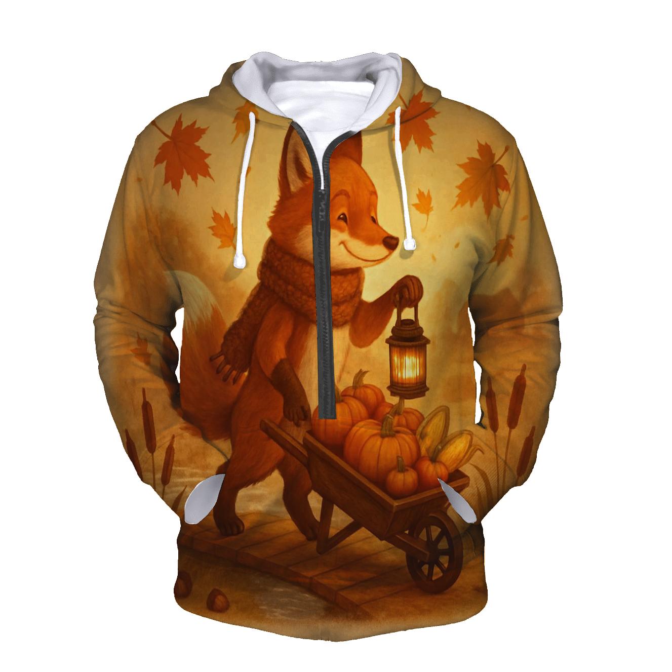 Lantern Light Cornucopia Crossing graphic hoodies
