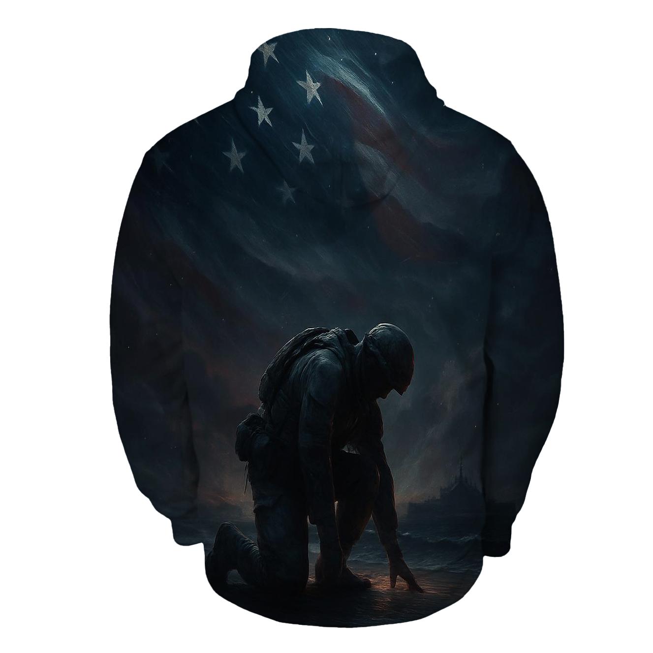 Salt Spray Oath Under The Stars printed hoodies