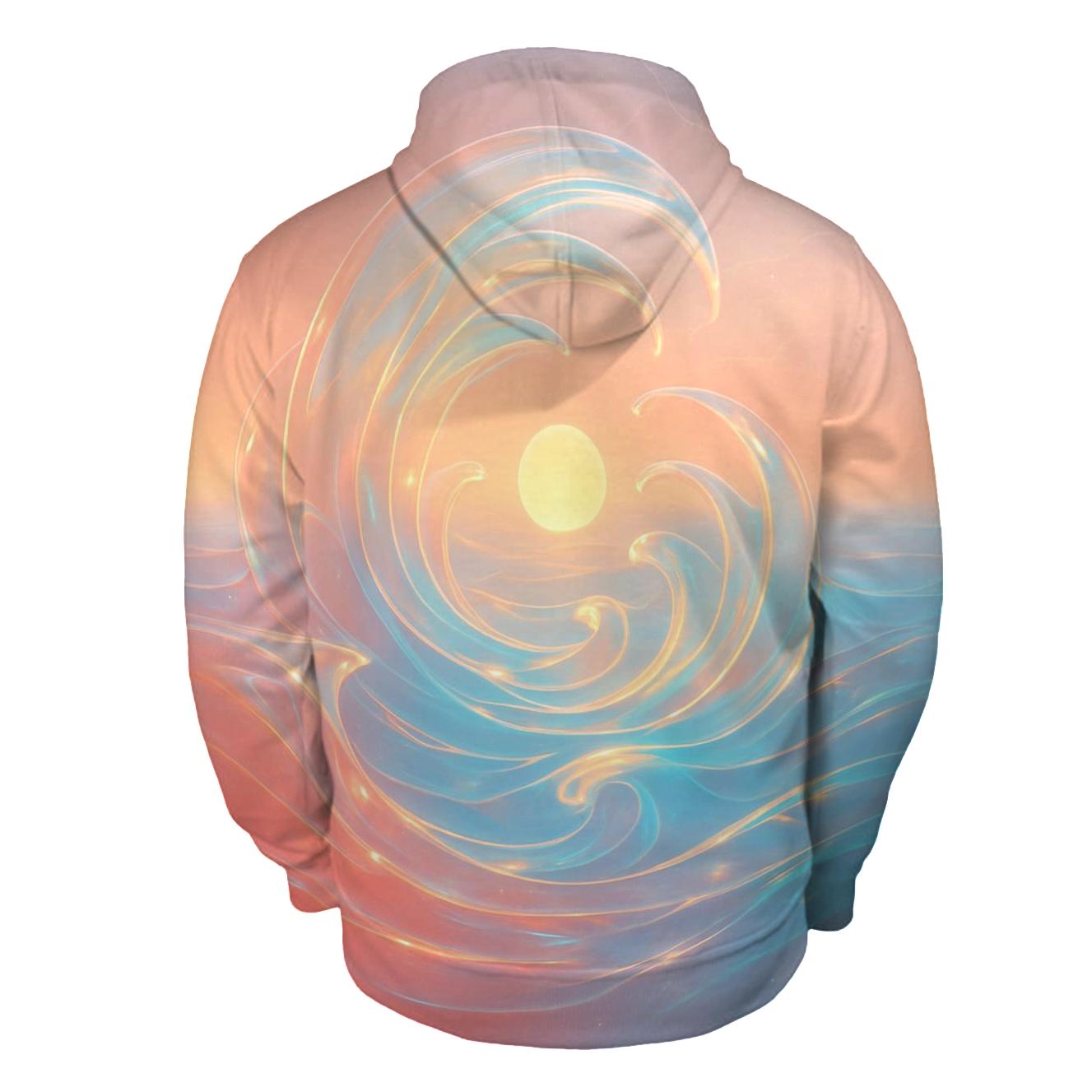 Prismatic Tide Atlas premium hoodies