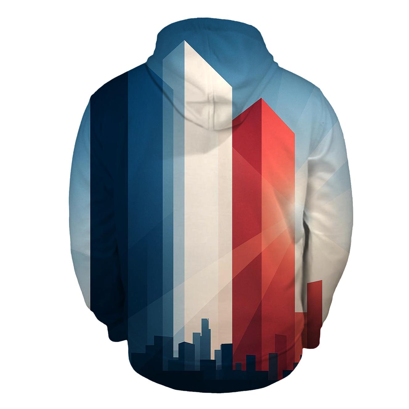 French Prism Skyline premium hoodies