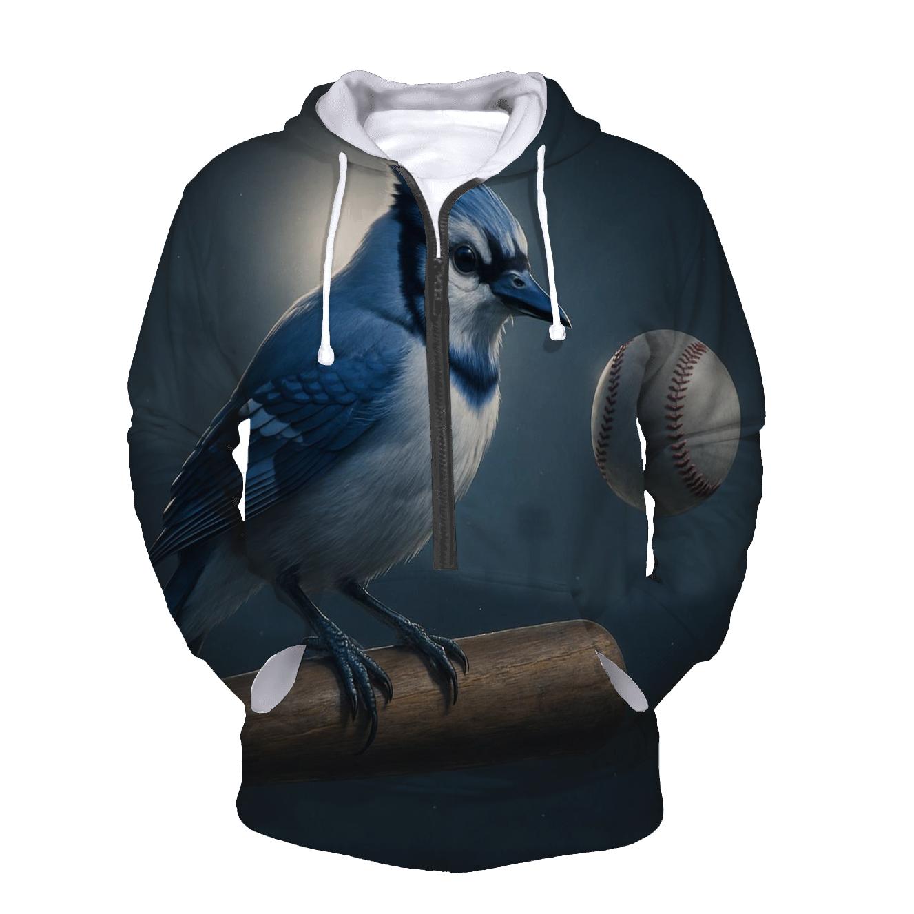 Bat Perch With Blue Jays Focus hoodie trends