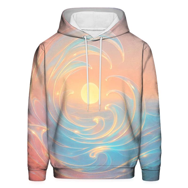 Prismatic Tide Atlas zip-up hoodies