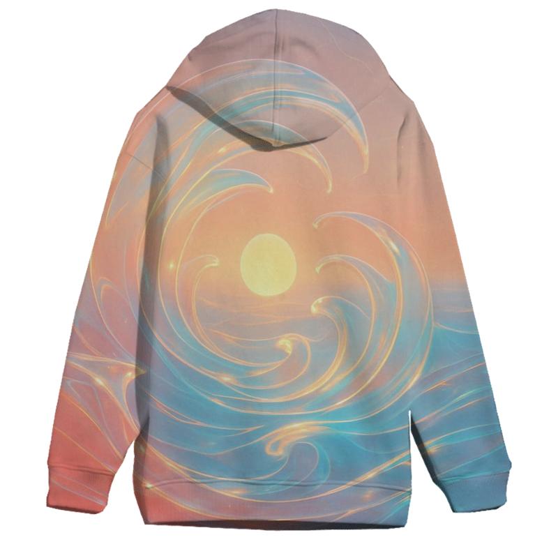 Prismatic Tide Atlas zip-up hoodies