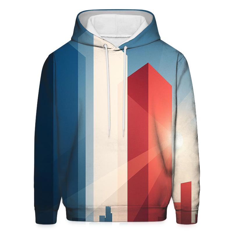 French Prism Skyline hoodie trends