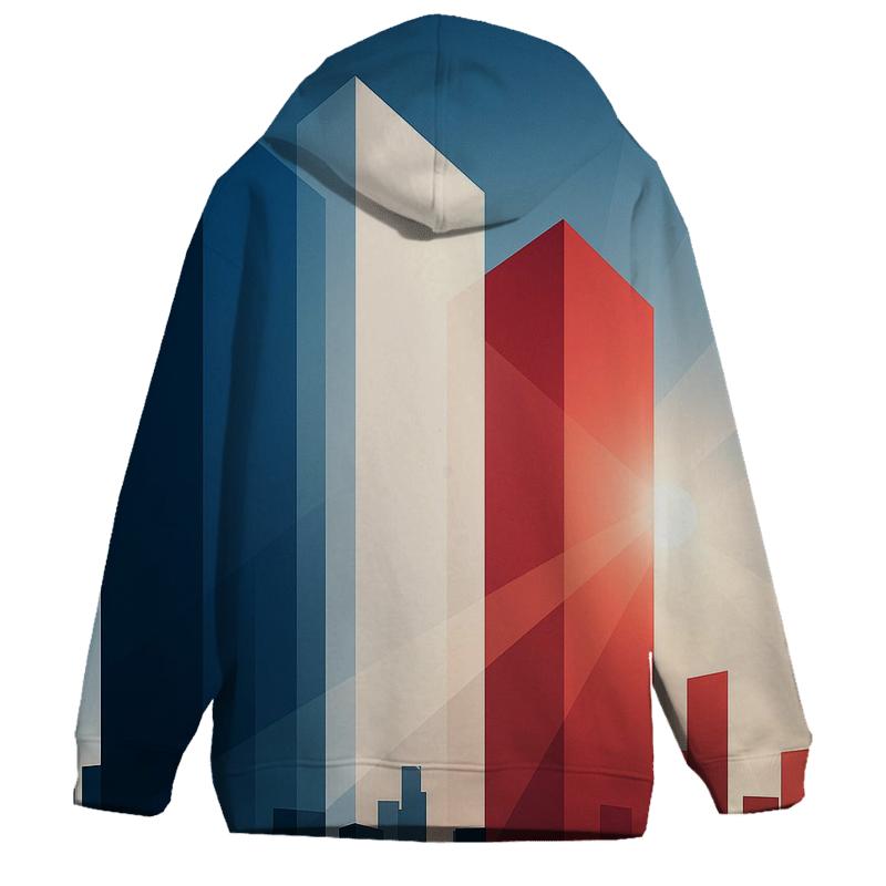 French Prism Skyline hoodie trends