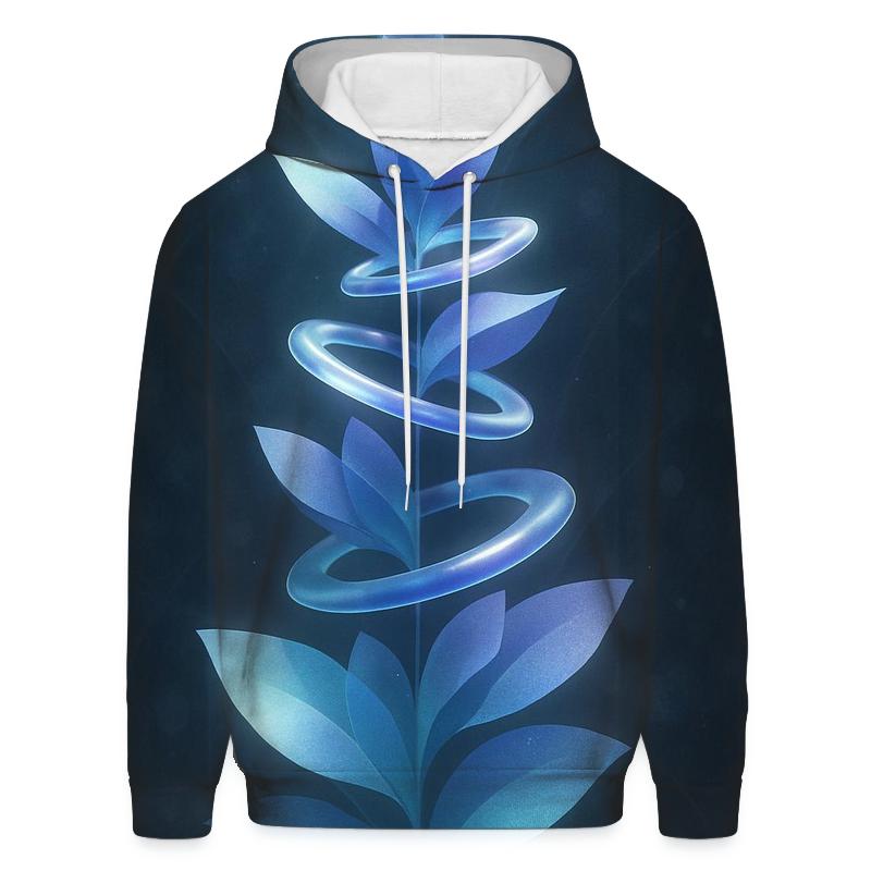 Indigo Helix Garden lightweight hoodies