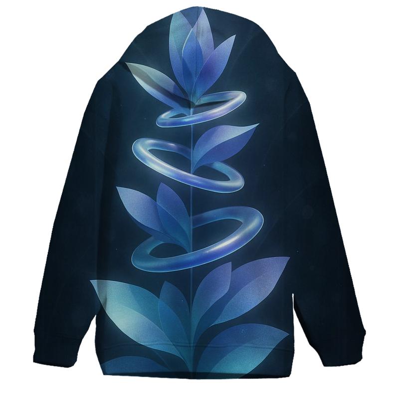 Indigo Helix Garden lightweight hoodies
