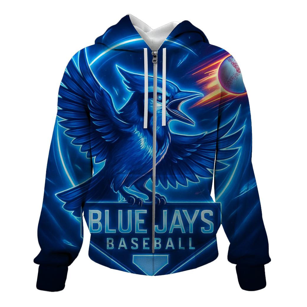 Blue Jays Aurora Diamond Surge embroidered hoodies