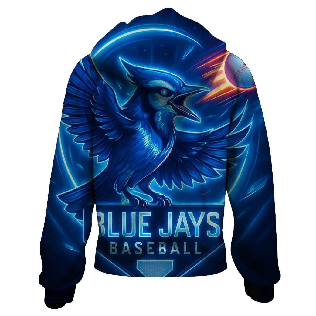 Blue Jays Aurora Diamond Surge embroidered hoodies