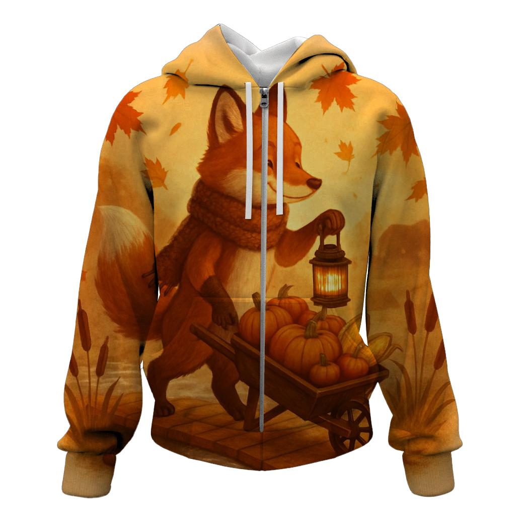 Lantern Light Cornucopia Crossing graphic hoodies