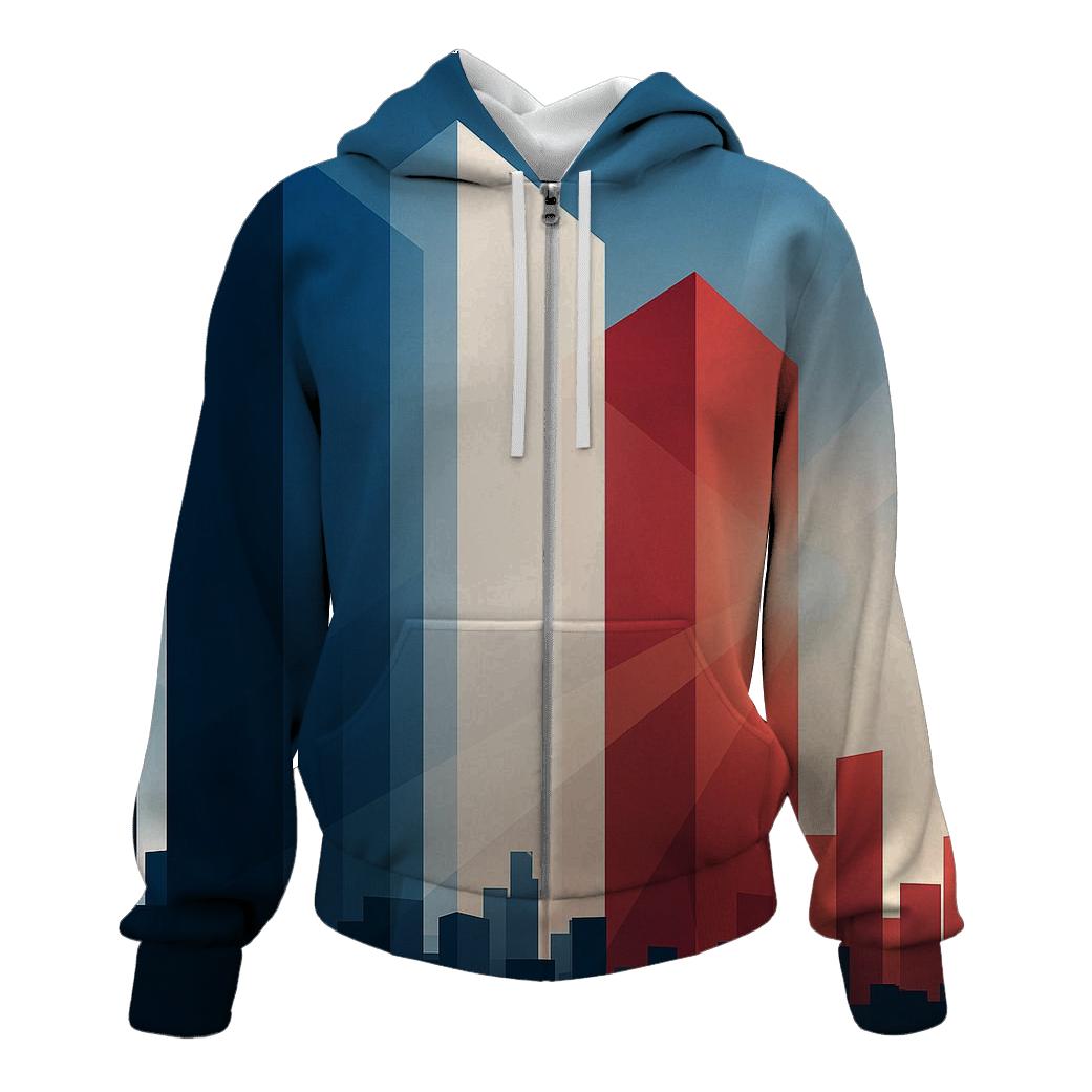 French Prism Skyline hoodies fashion