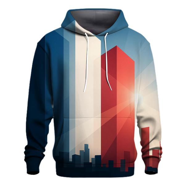 French Prism Skyline pullover hoodies
