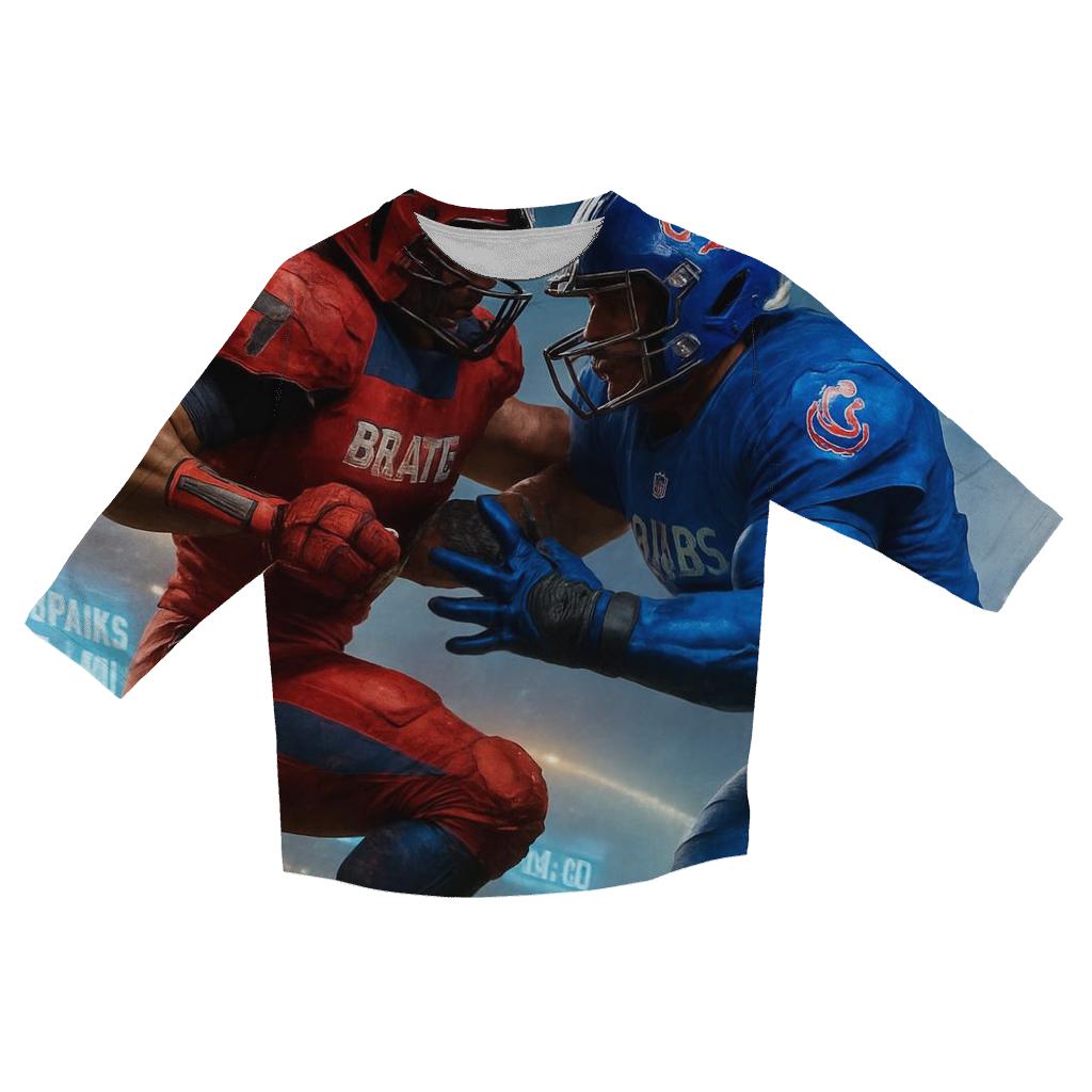 Skybridge Clash Braves Versus Cubs fashion 3/4 sleeve shirts
