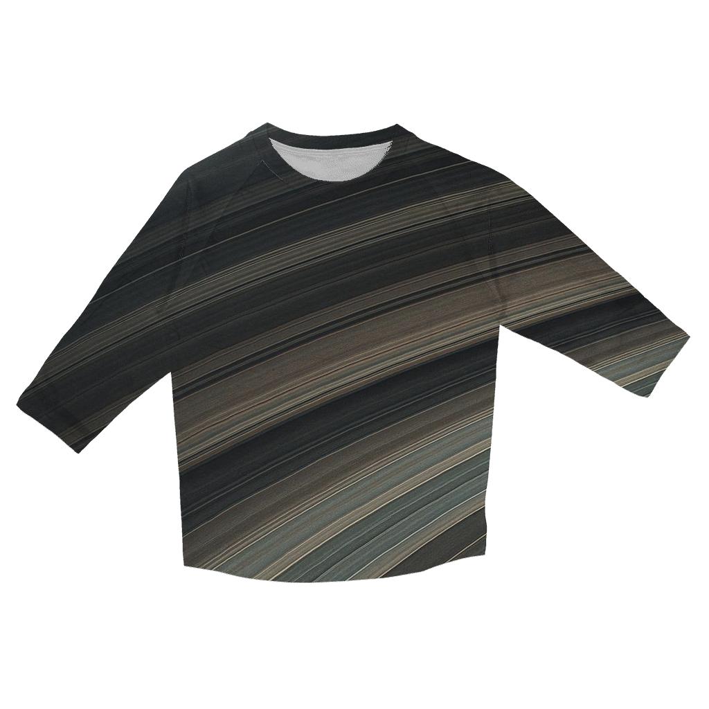 Ring Plane Shadow Bands fashion 3/4 sleeve shirts
