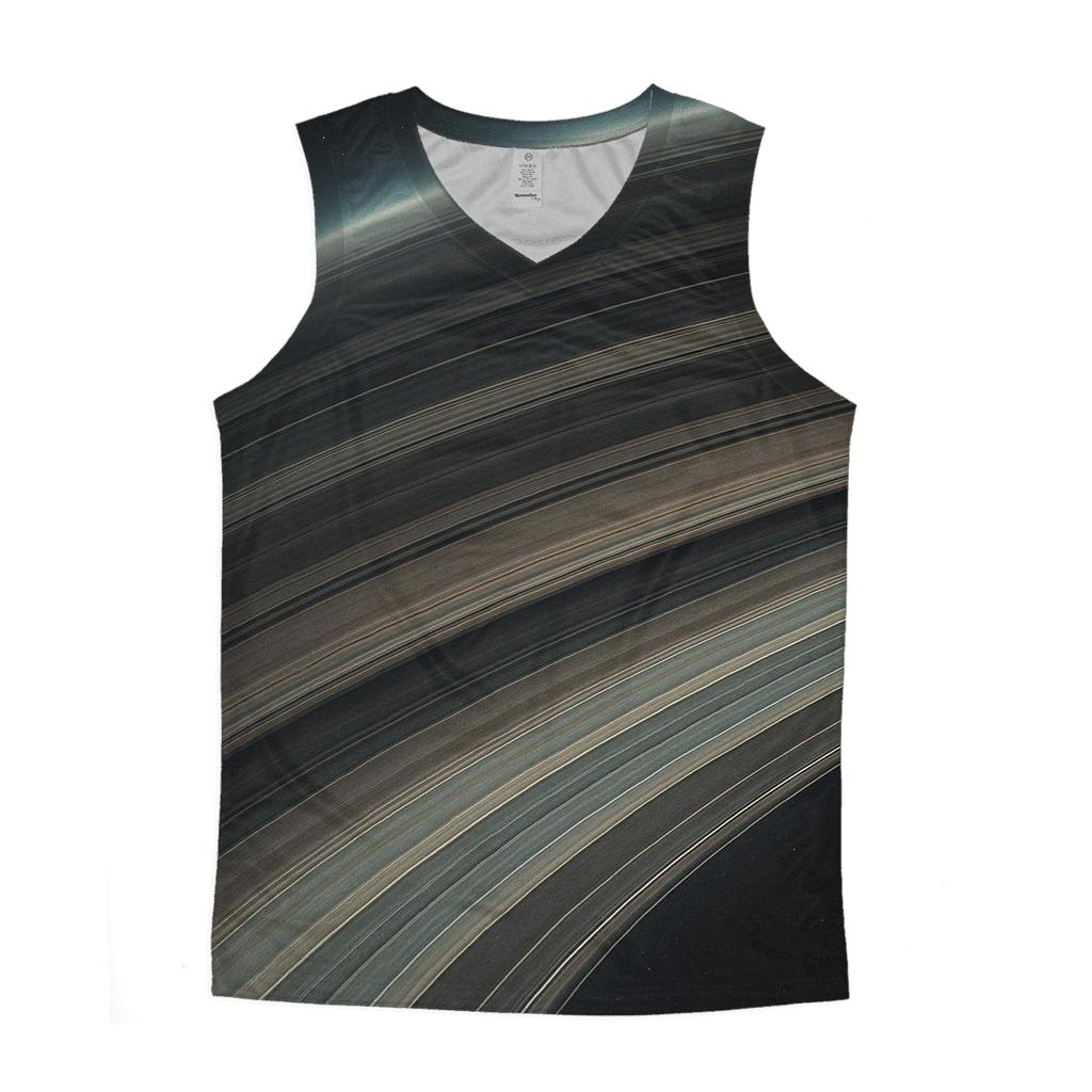 Ring Plane Shadow Bands graphic print tank tops