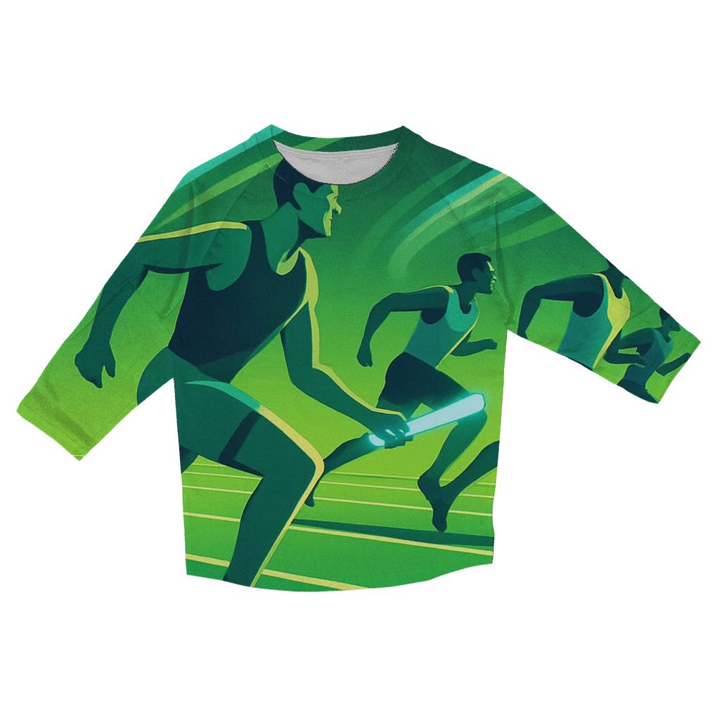 Aurora Sprint Relay designer 3/4 sleeve blouses