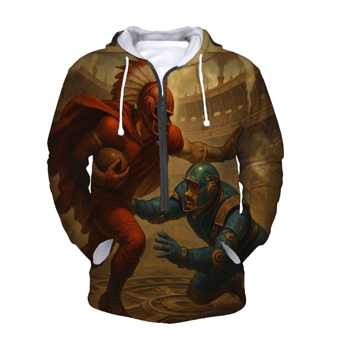 Clockwork Coliseum Braves Versus Cubs Showdown printed hoodies