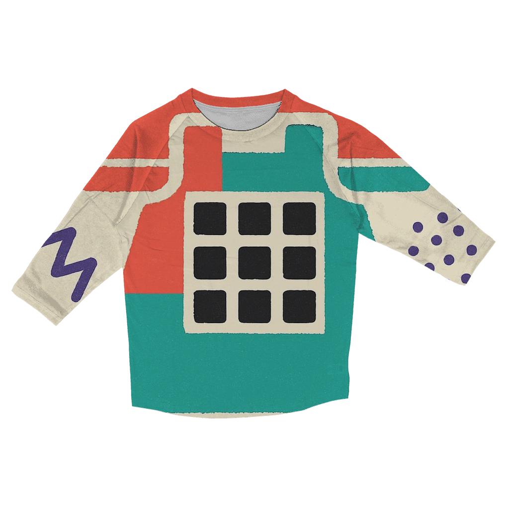 Analog Hotline Flyer Collage trendy 3/4 sleeve tops