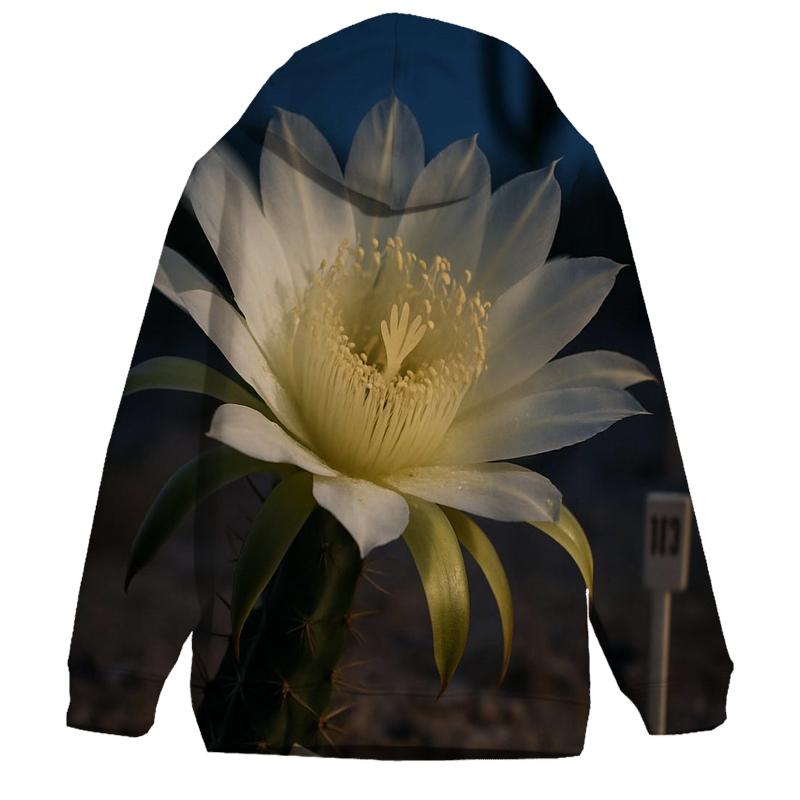 Night Blooming Cereus In A Desert Research Plot hoodie trends