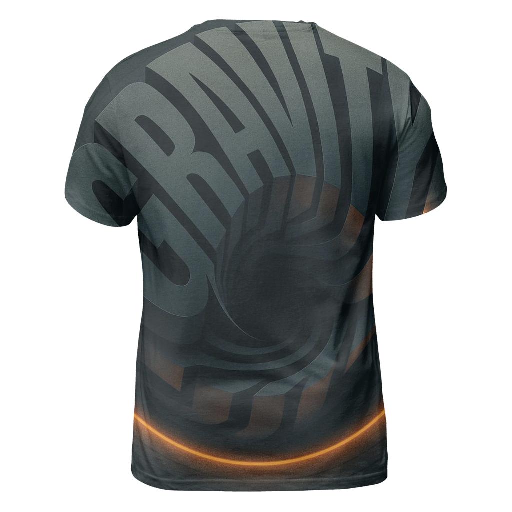 Gravity Well Typography Mirage trendy printed shirt styles
