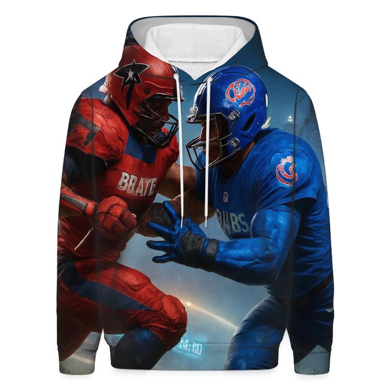 Skybridge Clash Braves Versus Cubs heavyweight hoodies
