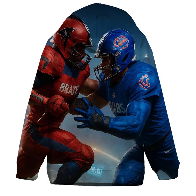 Skybridge Clash Braves Versus Cubs heavyweight hoodies