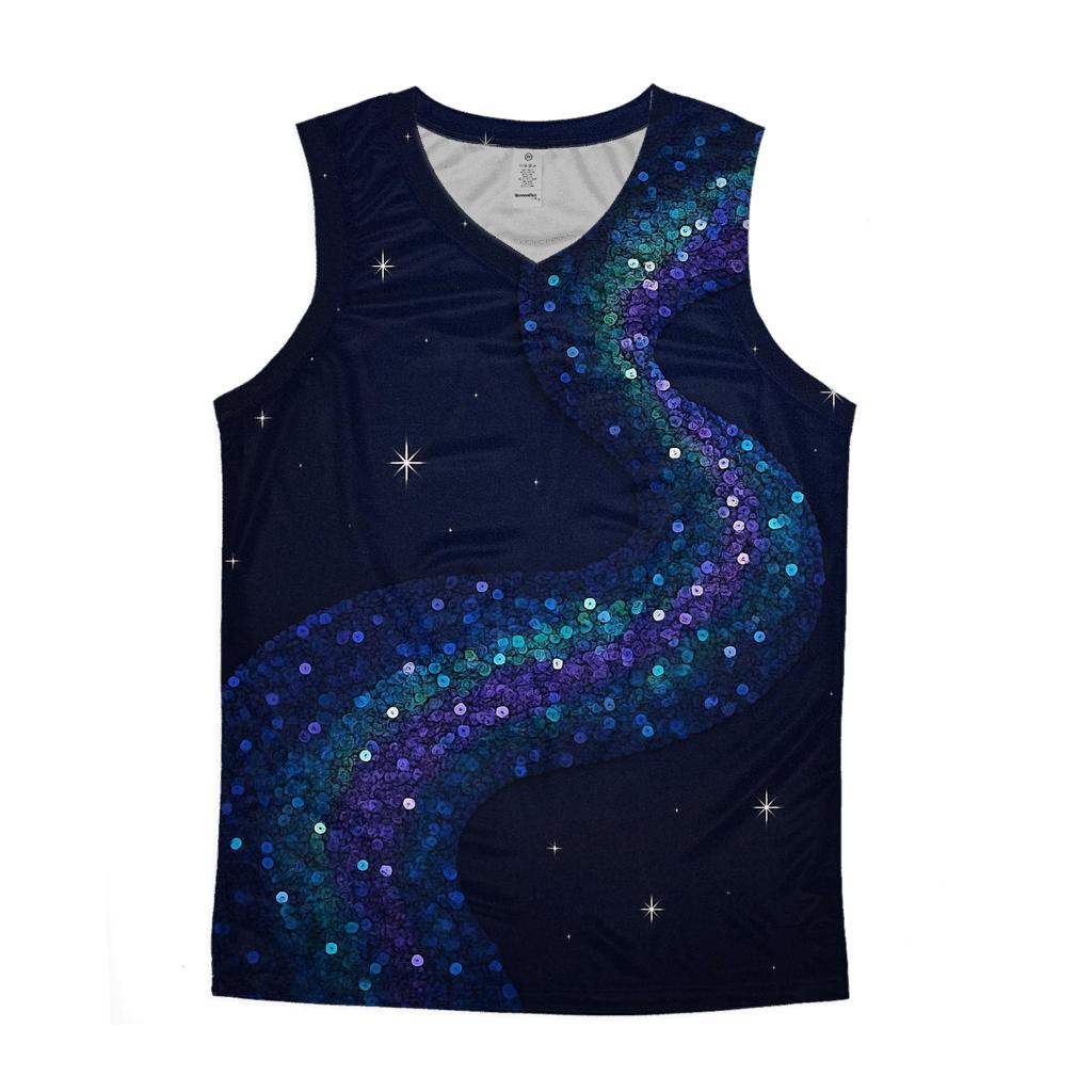Midnight Sequin Current custom tank tops
