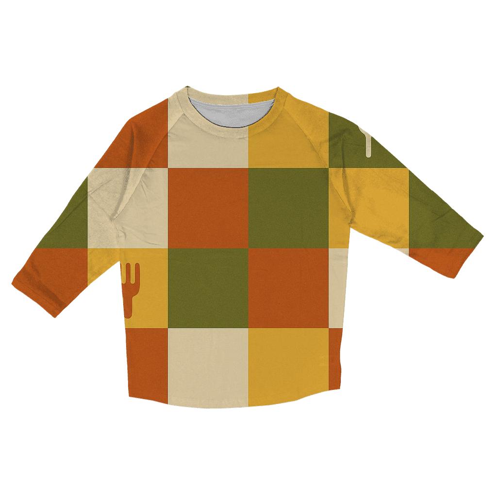 Harvest Plaid Kitchen Chic custom 3/4 sleeve shirts