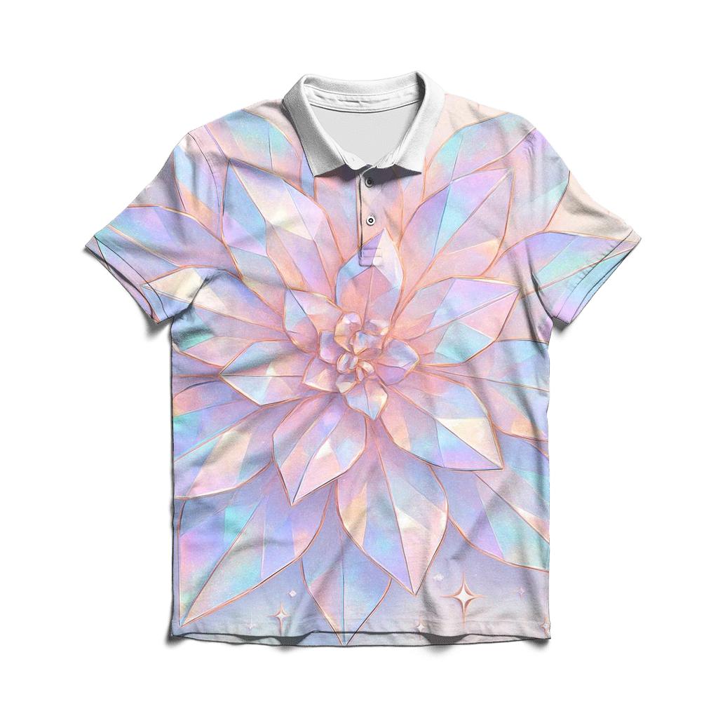Holo Prism Petals classic pique polos