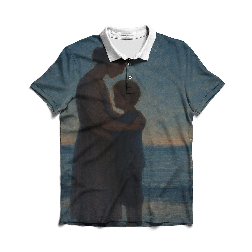 The Harbor Within Her Heart A Mother Who Teaches Us Where Home Is personalized polo shirts