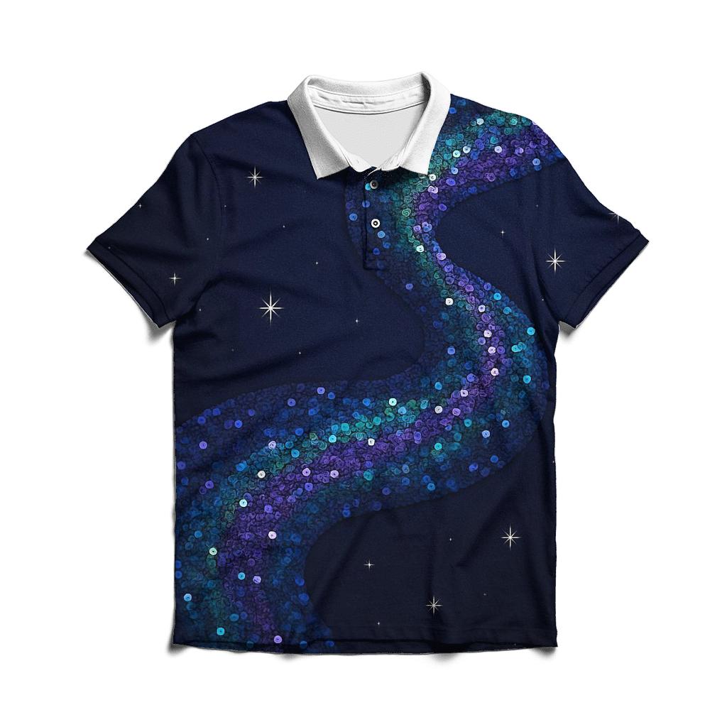 Midnight Sequin Current classic pique polos