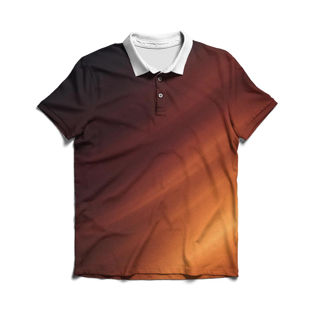 Molten Copper Drift Gradient designer slim fit polos